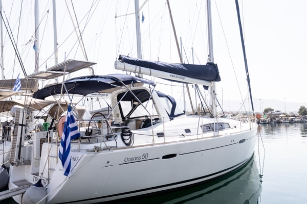 Oceanis 50 Family in Alimos Marina Port, Athens Riviera