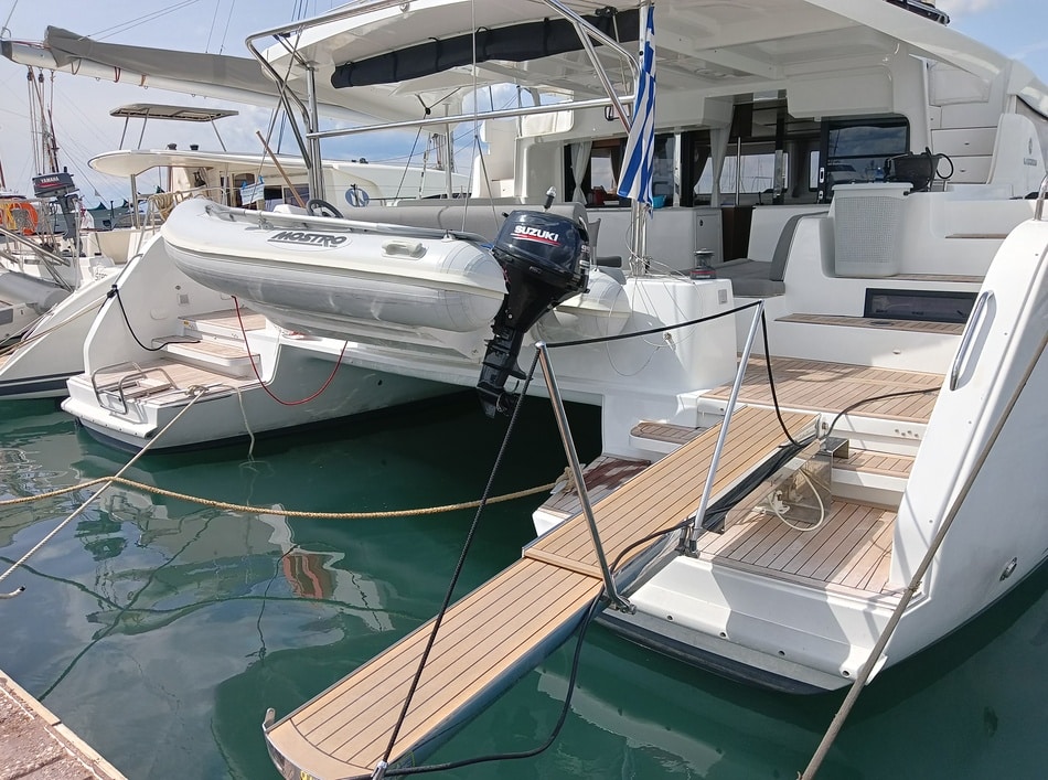 Lagoon 46 catamaran. Enjoy luxury, comfort, and freedom on the beautiful Aegean Sea.