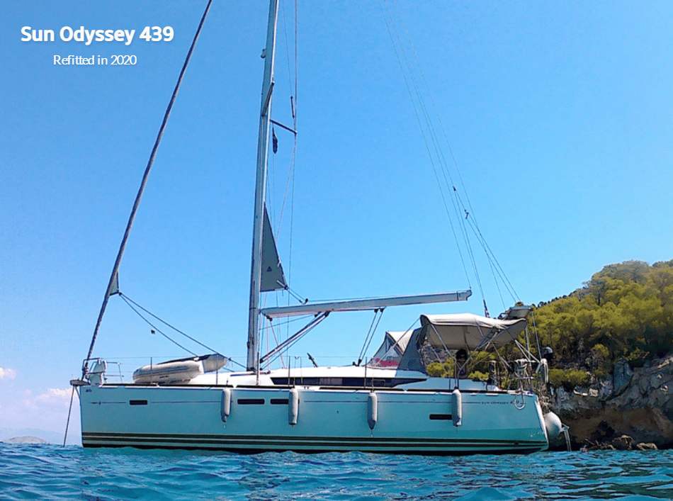 Sun-Odyssey-439-sailing-greece-secret-coves